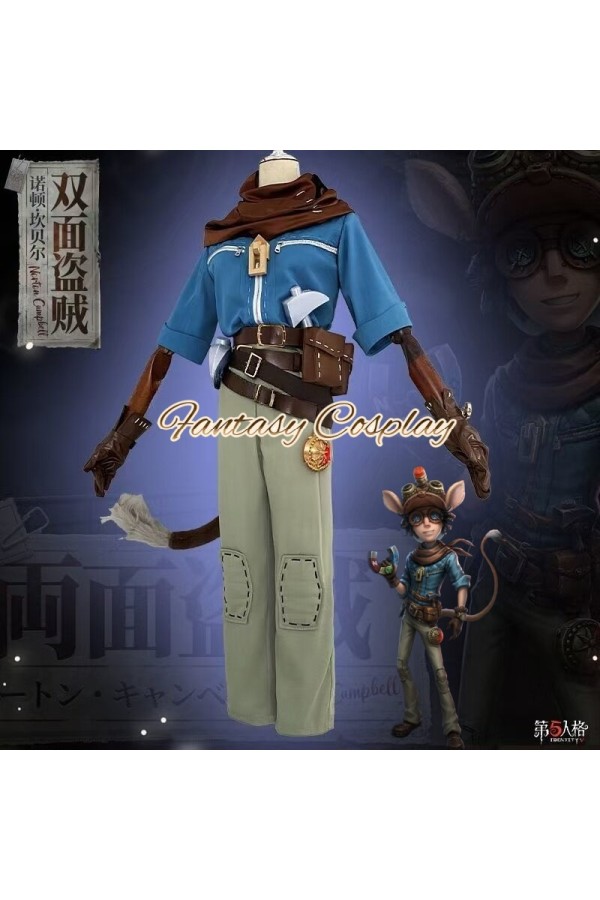 Identity V Prospector Norton Campbell Two-Faced Cosplay Costume